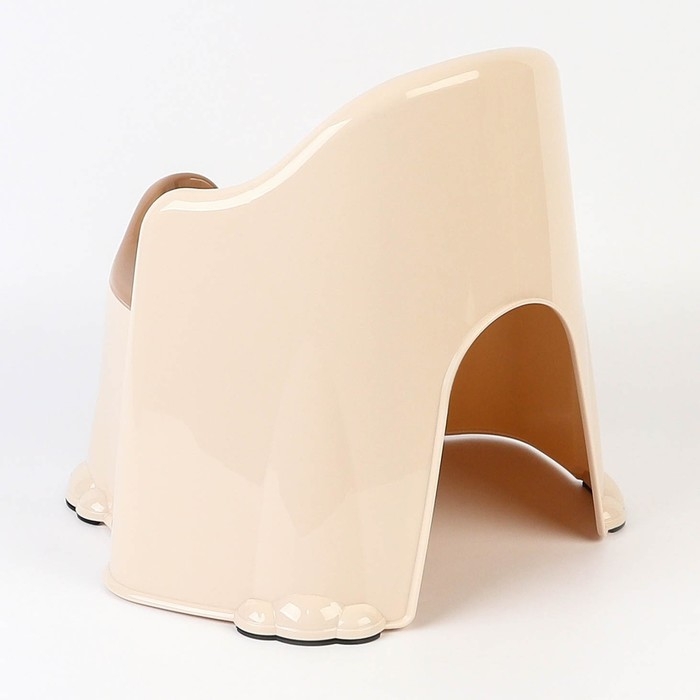 Горшок детский антискользящий «Комфорт» с крышкой, съёмная чаша, цвет кремовый Горшок детский антискользящий «Комфорт» с крышкой, съёмная чаша, цвет кремовый