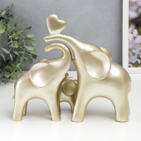 Сувенир полистоун "Семья слонов с сердцем" белое золото 7,5х8,5х8,5 15,5х11х11 21,5х16х16 см 72946 Сувенир полистоун "Семья слонов с сердцем" белое золото 7,5х8,5х8,5 15,5х11х11 21,5х16х16 см 72946