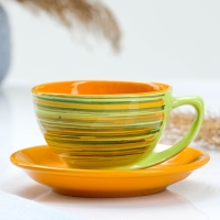 Чайная пара "Элегант" 0,25л / 11х6,5см + блюдце 15см, витаминка Чайная пара "Элегант" 0,25л / 11х6,5см + блюдце 15см, витаминка