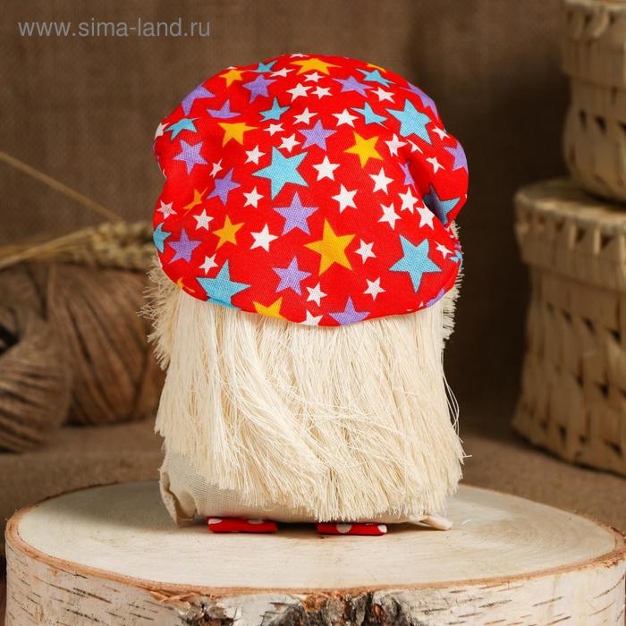 Оберег &laquo;Домовой&raquo;, с ложкой, 20 см, микс