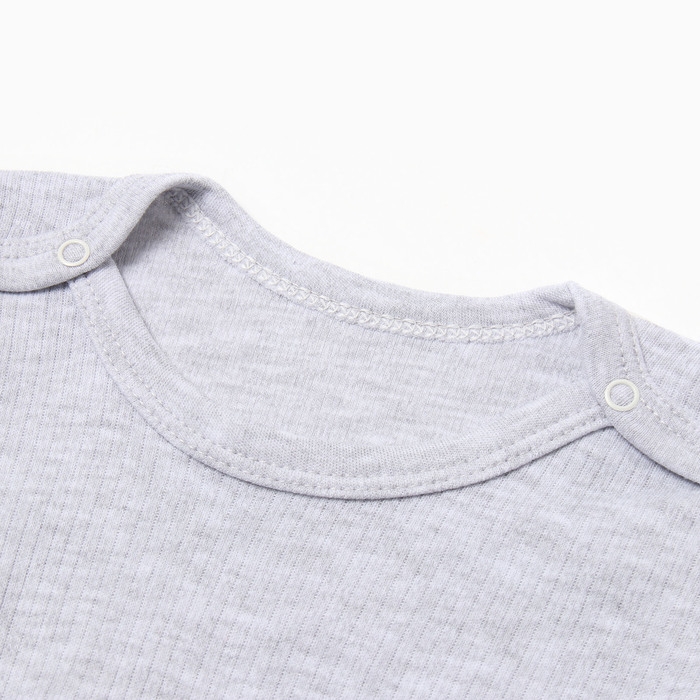 Боди детский, цвет серый, рост 74 см