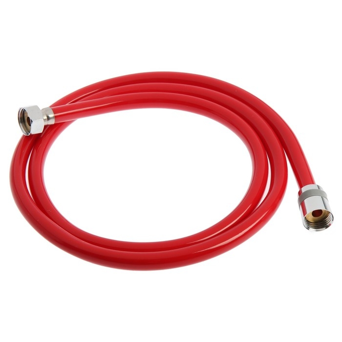 Душевой шланг ZEIN Z12PM, 150 см, антиперекручивание, латунные гайки, бордовый Душевой шланг ZEIN Z12PM, 150 см, антиперекручивание, латунные гайки, бордовый