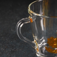 Кружка стеклянная &laquo;Бабочка 3D&raquo;, 250 мл