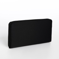 Кошелёк женский на молнии, цвет чёрный Кошелёк женский на молнии, цвет чёрный