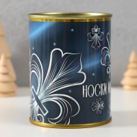 Носки с принтом в банке "Носки императора" (внутри носки мужские)