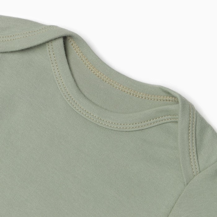 Боди детский, цвет хаки, рост 68 см