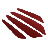 Накладка на дверь TORSO, противоударная, черный карбон, набор 4 шт Накладка на дверь TORSO, противоударная, черный карбон, набор 4 шт