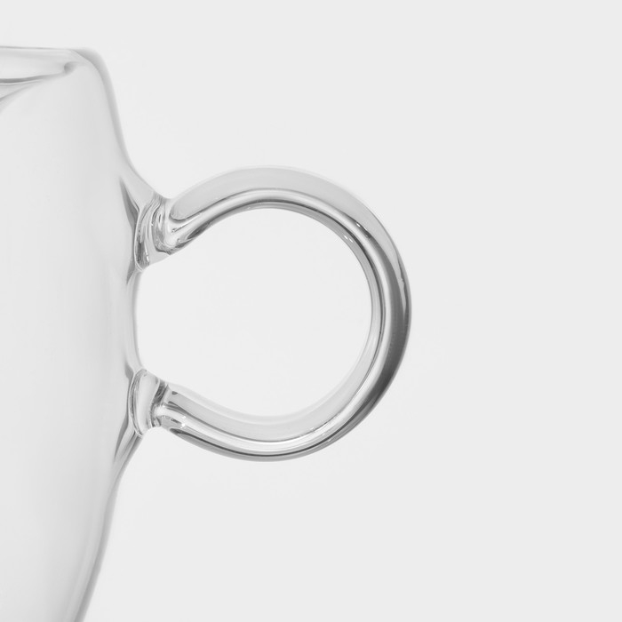 Кружка стеклянная с двойными стенками Magistro &laquo;Сердце&raquo;, 120 мл, 12&times;9,5&times;9,5 см