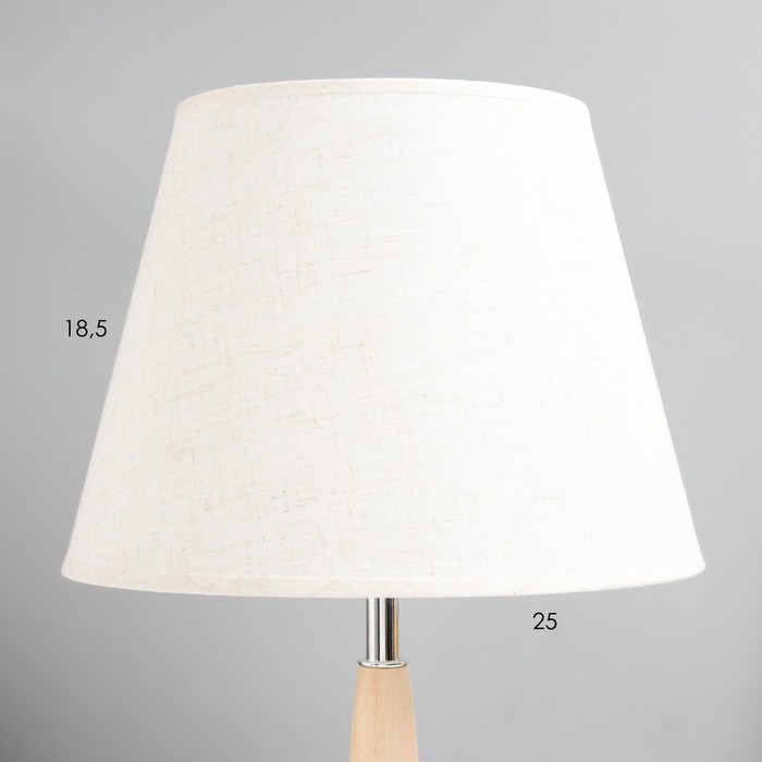 Настольная лампа "Фрутекс" E27 40Вт светлое дерево 25х25х37,5 см RISALUX