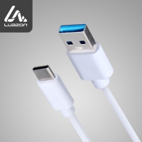 Кабель LuazON, Type-C - USB, 1 А, 2 м, белый Кабель LuazON, Type-C - USB, 1 А, 2 м, белый