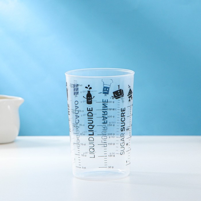 Стакан мерный &laquo;Весёлая кухня&raquo;, 400 мл, цвет МИКС