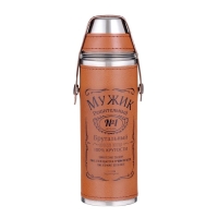 Фляжка для алкоголя "Мужик №1", нержавеющая сталь, 300 мл, 3 стопки по 30 мл Фляжка для алкоголя "Мужик №1", нержавеющая сталь, 300 мл, 3 стопки по 30 мл