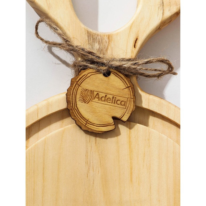 Доски разделочные и ящик Adelica, 3 шт: 37&times;22&times;2,5 см, 35&times;22&times;2,5 см, 35&times;22&times;2,5 см, цельный массив кедра