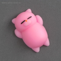 Мялка-антистресс &laquo;Кошечка&raquo;, цвет светло-розовый