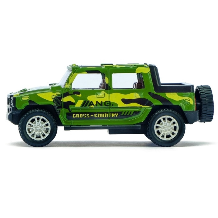 Машина металлическая &laquo;Армия&raquo;, масштаб 1:43, инерция, МИКС