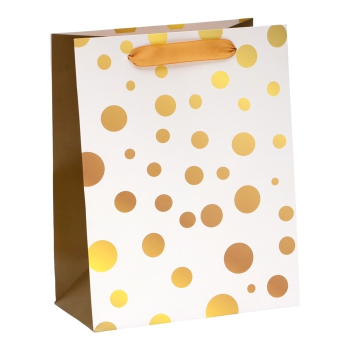 Пакет ламинированный &laquo;Золотой горох&raquo;, MS 18 &times; 23 &times; 10 см