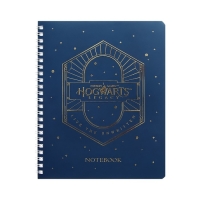 Тетрадь 48 листов в клетку на гребне "Гарри Поттер", обложка мелованный картон, матовая ламинация, 3D фольга, блок офсет, 4 вида МИКС Тетрадь 48 листов в клетку на гребне "Гарри Поттер", обложка мелованный картон, матовая ламинация, 3D фольга, блок офсет, 4 вида МИКС