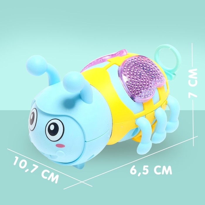 Игрушка заводная &laquo;Пчела&raquo;, световые эффекты, цвета МИКС