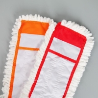 Насадка для плоской швабры Доляна, микрофибра, 40×12 см, цвет МИКС Насадка для плоской швабры Доляна, микрофибра, 40×12 см, цвет МИКС