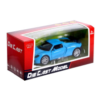 Машина металлическая «ГиперКар», 1:32, инерция, открываются двери, цвет синий Машина металлическая «ГиперКар», 1:32, инерция, открываются двери, цвет синий