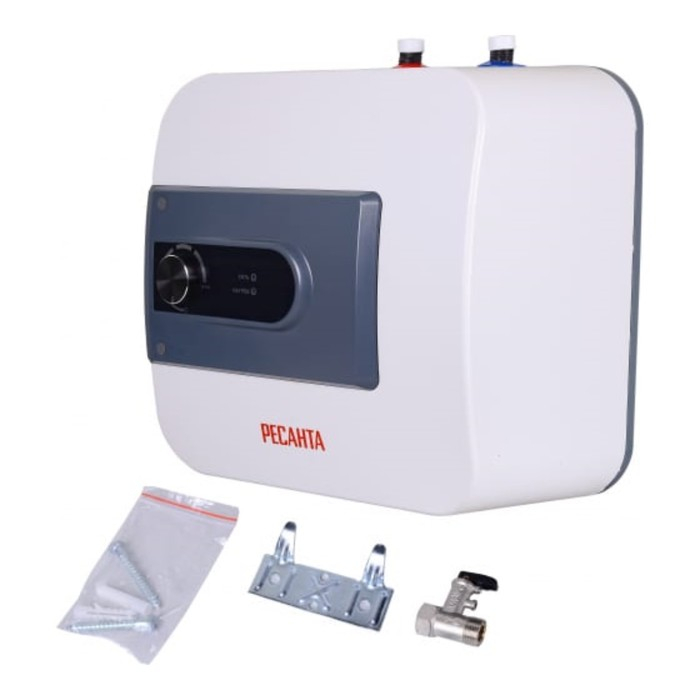 Водонагреватель Водонагреватель "Ресанта" ВН-10В, накопительный, 1.5 кВт, 10 л, под раковиной, бел.
