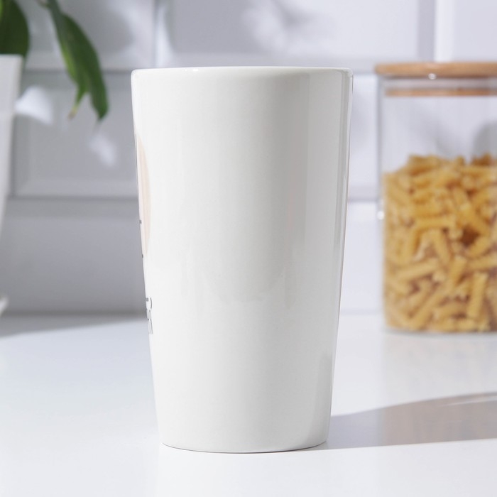 Кружка керамическая &laquo;Самая сладкая&raquo;, 550 мл, цвет белый