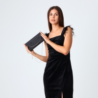 Сумка-клатч на магните, цвет чёрный Сумка-клатч на магните, цвет чёрный