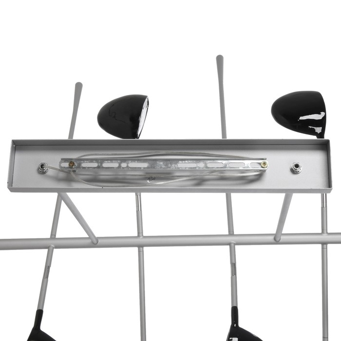 Люстра «6 клюшек» 120 × 73 см, 6 × 10 Вт, алюминий, пластик, свечение тёплое белое Люстра «6 клюшек» 120 × 73 см, 6 × 10 Вт, алюминий, пластик, свечение тёплое белое