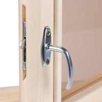 Окно, 40&times;40см, двойное стекло ЛИПА, бронза