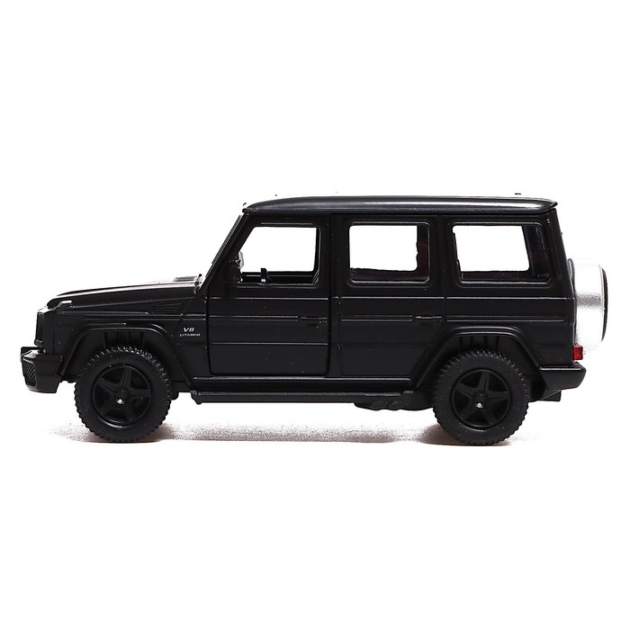 Машина металлическая MERCEDES-BENZ G63 AMG, 1:32, открываются двери, инерция, цвет чёрный матовый Машина металлическая MERCEDES-BENZ G63 AMG, 1:32, открываются двери, инерция, цвет чёрный матовый