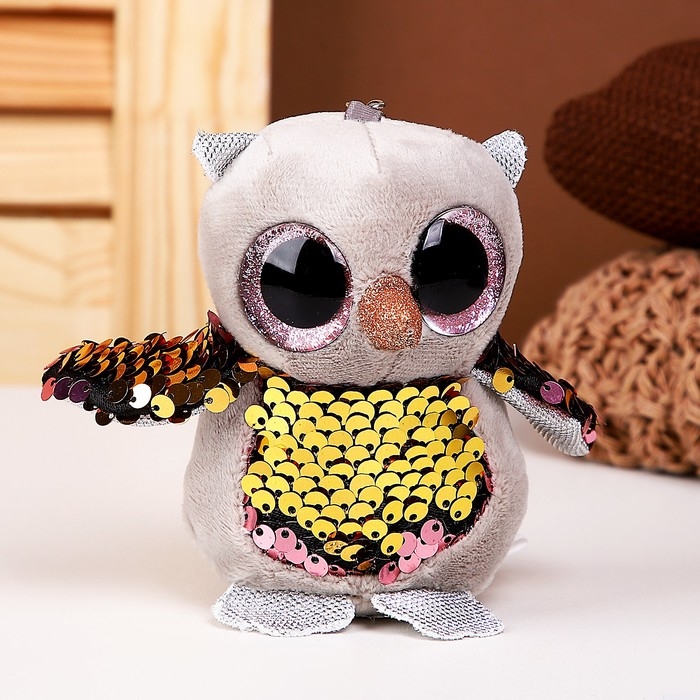 Мягкая игрушка &laquo;Сова&raquo;, на брелоке, 10 см, цвета МИКС
