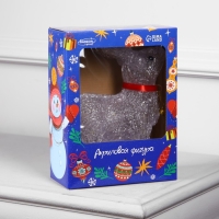 Светодиодная фигура &laquo;Олень с колокольчиком&raquo; 15 &times; 23 &times; 8 см, акрил, 12 LED, батарейки ААх2 (не в комплекте), свечение мульти (RGB)