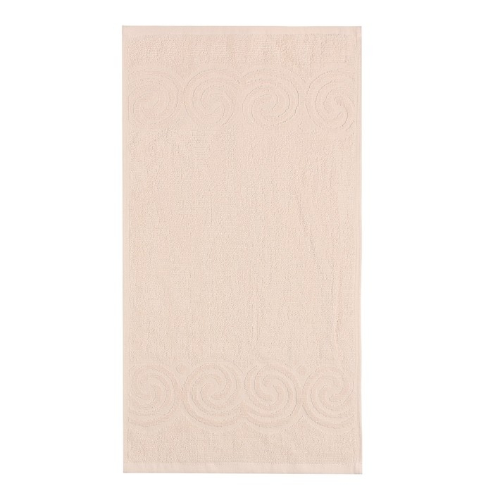 Полотенце махровое Love Life "Border" 50х90 см, цвет бежевый, 100% хлопок, 380 гр/м2