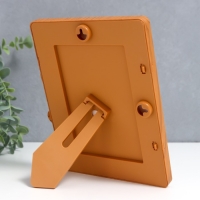 Фоторамка пластик под дерево 12х17 см "Сердечки" 17,7х21 см