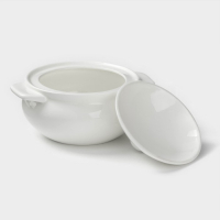 Горшок фарфоровый для запекания Wilmax, 350 мл, цвет белый Горшок фарфоровый для запекания Wilmax, 350 мл, цвет белый