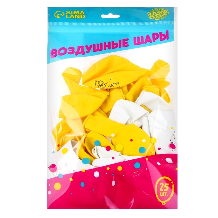 Воздушный шар латексный 12" &laquo;Гусь. С ДР&raquo;, 25 шт.