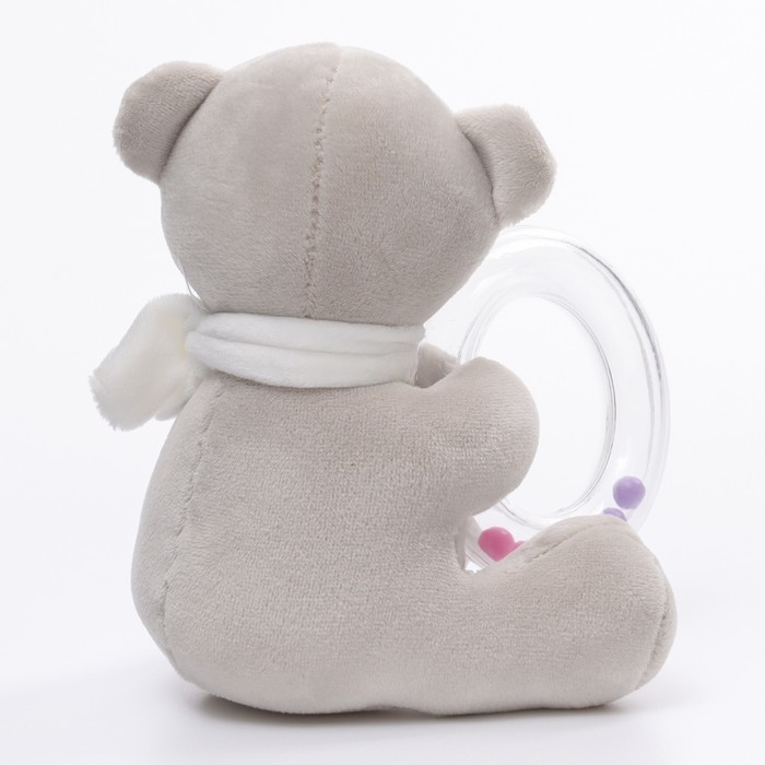 Погремушка мягкая &laquo;Серый мишка&raquo;, Крошка Я