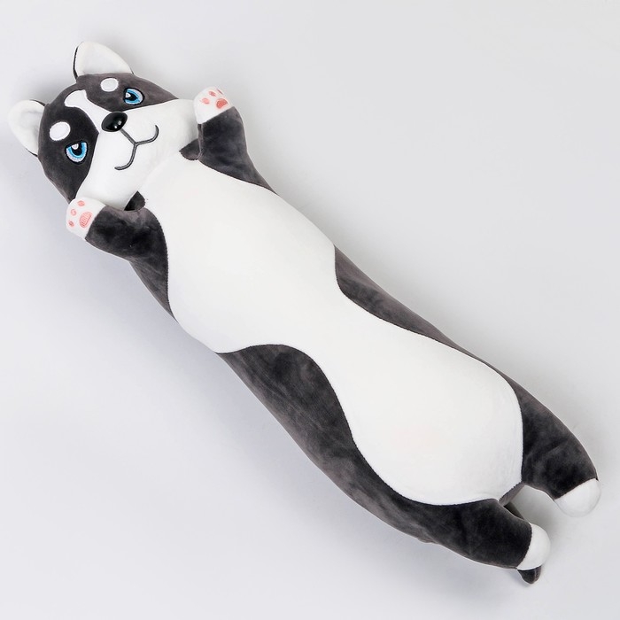 Мягкая игрушка &laquo;Хаски&raquo;, 65 см, цвет серо-белый