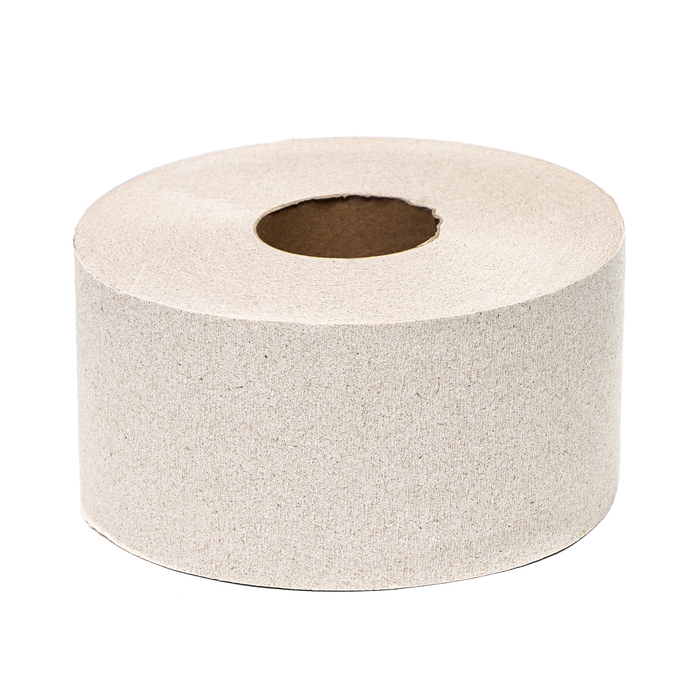 Туалетная бумага однослойная серая, для диспенсера, 200 метров Туалетная бумага однослойная серая, для диспенсера, 200 метров