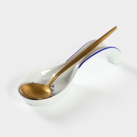 Подставка под ложку фарфоровая &laquo;Гуси&raquo;, 20 см, МИКС