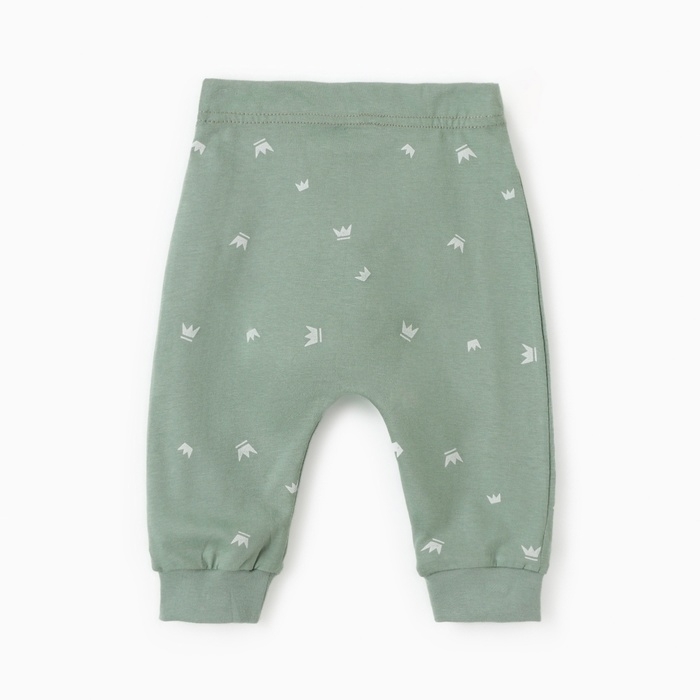 Штанишки детские MINAKU, цвет оливковый, рост 80-86 см