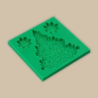 Силиконовый молд для творчества &laquo;Новогодняя елка&raquo;, 8 х 8 см