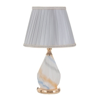 Лампа настольная с подсветкой "Мирана" 1x60Вт E27 золото 25х25х45 см RISALUX