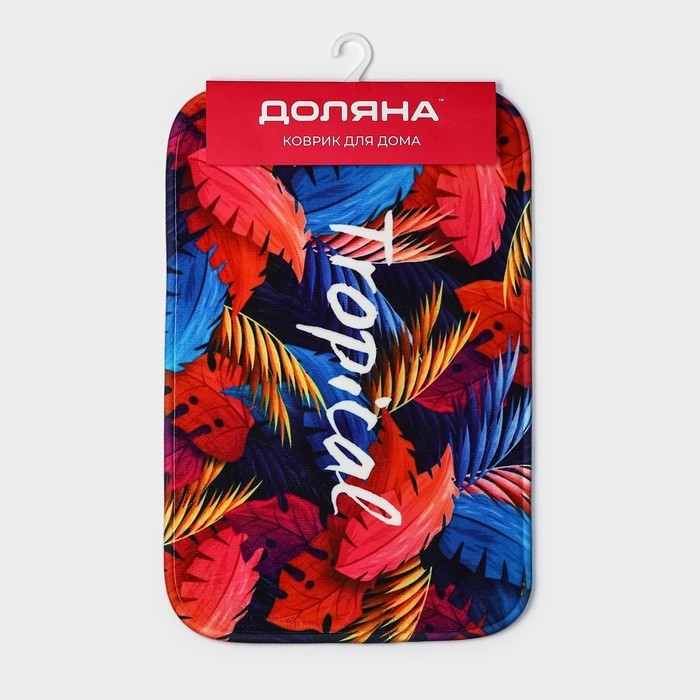 Коврик для ванной и тулета Доляна «Tropical», 40×60 см Коврик для ванной и тулета Доляна «Tropical», 40×60 см