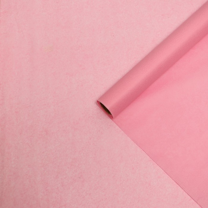 Бумага упаковочная тишью, розовый, 50см х 10 м Бумага упаковочная тишью, розовый, 50см х 10 м