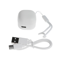 Наушники беспроводные Y6, TWS, вакуумные, BT 5.3, 30/200 мАч, Type-C, подвес, белые Наушники беспроводные Y6, TWS, вакуумные, BT 5.3, 30/200 мАч, Type-C, подвес, белые