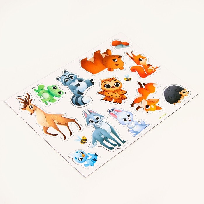 Магнитная игра «Зверюшки леса» Магнитная игра «Зверюшки леса»