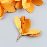 Декор для творчества текстиль "Бутон, цвет горчицы" набор 6 шт 6 см Декор для творчества текстиль "Бутон, цвет горчицы" набор 6 шт 6 см