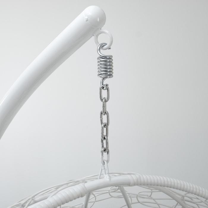 Подвесное кресло КОКОН &laquo;Капля&raquo; зелёная подушка, стойка