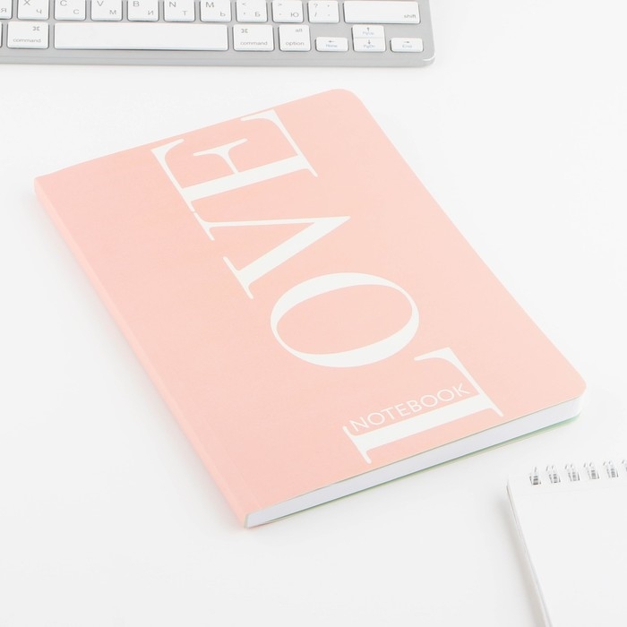 Ежедневник А5+, 100 л. Мягкая обл. Софт-тач &laquo;Love&raquo;